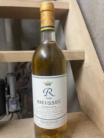 1988 R de Château Rieussec - Bordeaux - 3 Flessen (0.75, Nieuw