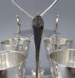 Daniel & Arter - Ensemble de coquetiers - Plaqué(e) argent -, Antiquités & Art