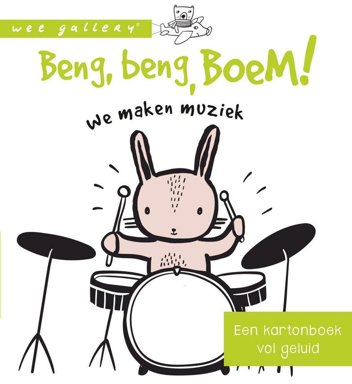 Beng, beng, boem! We maken muziek / Wee Gallery, Boeken, Kinderboeken | Baby's en Peuters, Gelezen, Verzenden