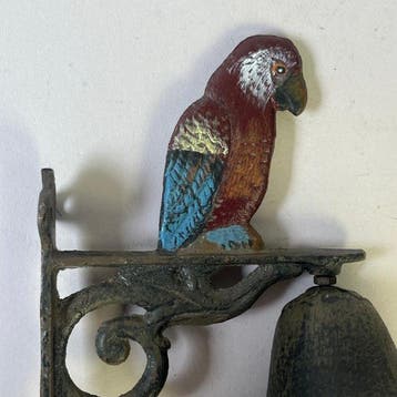 Cloche décorative - Cloche de porte en fonte vintage «