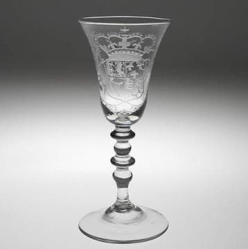 Verre à vin - Princesse dOrange, Anne de Hanovre - verre