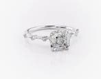 Verlovingsring - 14 karaat Witgoud - 1.20ct. tw. Diamant