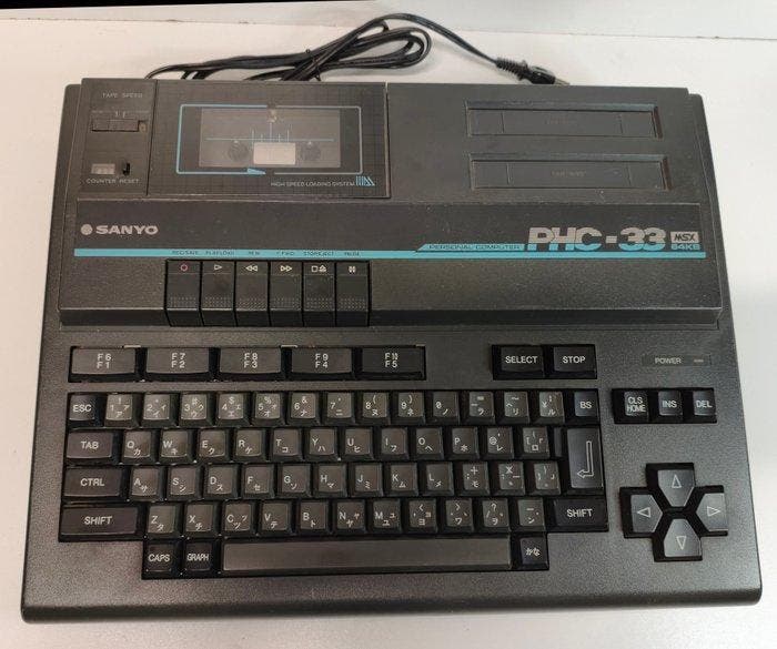 Sanyo, MSX PHC-33 - Computer (a166621969) — Spelcomputers