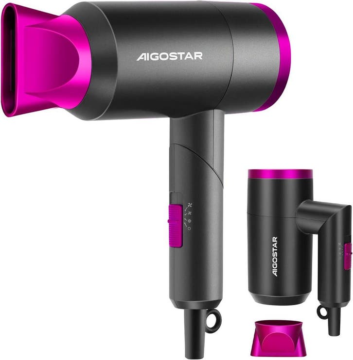 Fohn - Haardroger - Reisfohn  - 1800W - Grijs - Aigostar, Handtassen en Accessoires, Uiterlijk | Haarverzorging, Nieuw, Verzenden