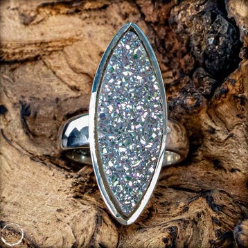 Aura Agaat Ring – Schitterende edelsteenring met irisierende