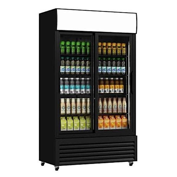 Koelkast | 760L | Zwart | +2°C/+10°C | Geforceerd |, Zakelijke goederen, Horeca | Keukenapparatuur, Nieuw in verpakking, Verzenden