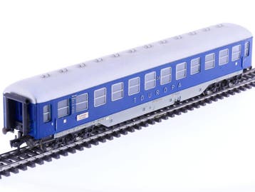 Schaal H0 Fleischmann 1509 DB Touropa slaaprijtuig #1428, Hobby en Vrije tijd, Modeltreinen | H0, Gebruikt, Fleischmann, Overige typen