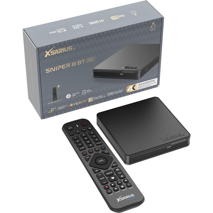 Xsarius Sniper 3 Linux IPTV Box - BT Edition, Télécoms, Émetteurs & Récepteurs, Enlèvement ou Envoi