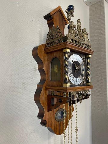 Zaanse klok - Warmink / Wuba - Geïnspireerd door de antieke, Antiek en Kunst