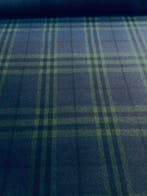 Zacht en elegant Schotse stof van wol- en katoenmengsel,