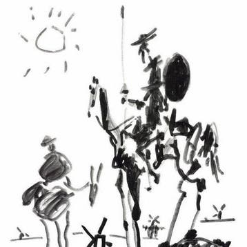 Pablo Picasso (1881-1973), after - Don Quichotte (Grand