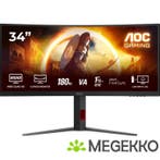AOC G4 CU34G4 34  WQHD 180Hz VA Gaming Monitor, Verzenden, Nieuw