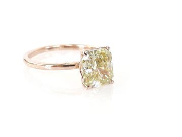 Verlovingsring - 14 karaat Roségoud - 2.31ct. tw. Diamant