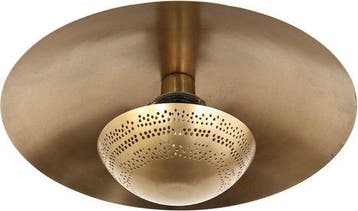 2dekans | Anne Lighting plafonniere Brassi - brons - metaal, Ophalen of Verzenden, Nieuw