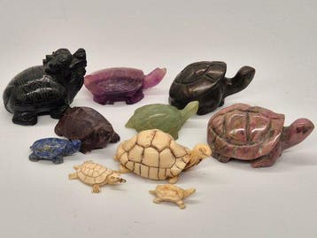 Mineralien & Halbedelsteine – Set aus 10