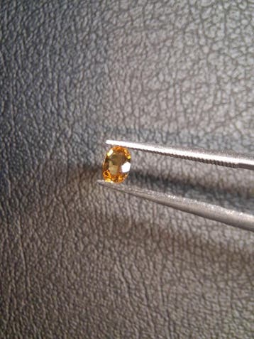 Natural Citrine – Faceted Oval Cut 3x4 mm 0.153 ct Golden Ye, Verzenden, Nieuw