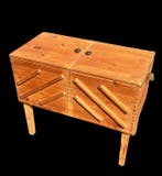Boîte à couture - Bois, Laiton - Wieltjes