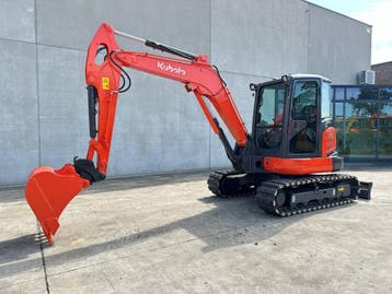 Veiling: Rupsgraafmachine Kubota KX165-5 Diesel 2016, Ophalen
