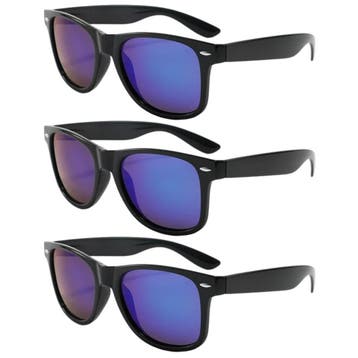 Fako Fashion - 3x Heren Zonnebril - Dames Zonnebril -, Verzenden