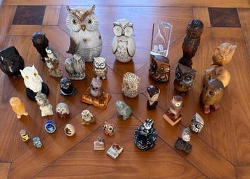 Themacollectie - Exceptionnel lot de 34 chouettes et hiboux