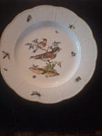 Meissen - Bord (2) - Porselein - Meissen bord, Antiek en Kunst