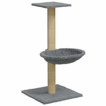 vidaXL Kattenmeubel met sisal krabpaal 74 cm lichtgrijs, Dieren en Toebehoren, Verzenden, Nieuw