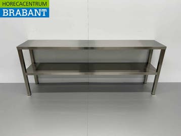 HCB Étagère double en acier inoxydable « Basic-line » 180 x, Verzenden