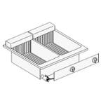 Inbouwfriteuse | Elektrisch | 10+10L | 14.5kW (400V) |, Verzenden, Nieuw in verpakking