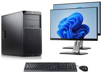 ACTIE: HP Z2 G4 Workstation TWR i7 8e Gen incl. 2 Monitoren, Ophalen of Verzenden