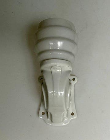 Zenith - Lampe murale - Porcelaine, Verre opalin - Lampe de, Antiquités & Art