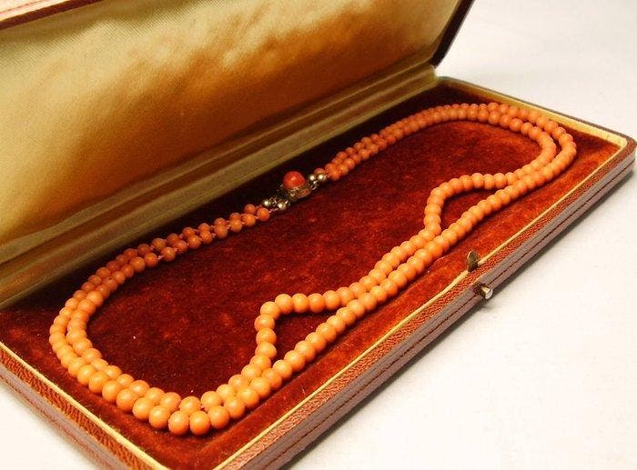 Zonder minimumprijs - Halsketting Tombak, Golddoublé -, Handtassen en Accessoires, Kettingen