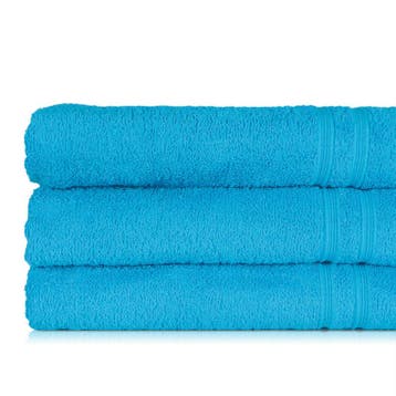 Badlaken Turquoise 70x130cm 100% Katoen - Treb ADH, Verzenden, Handdoek