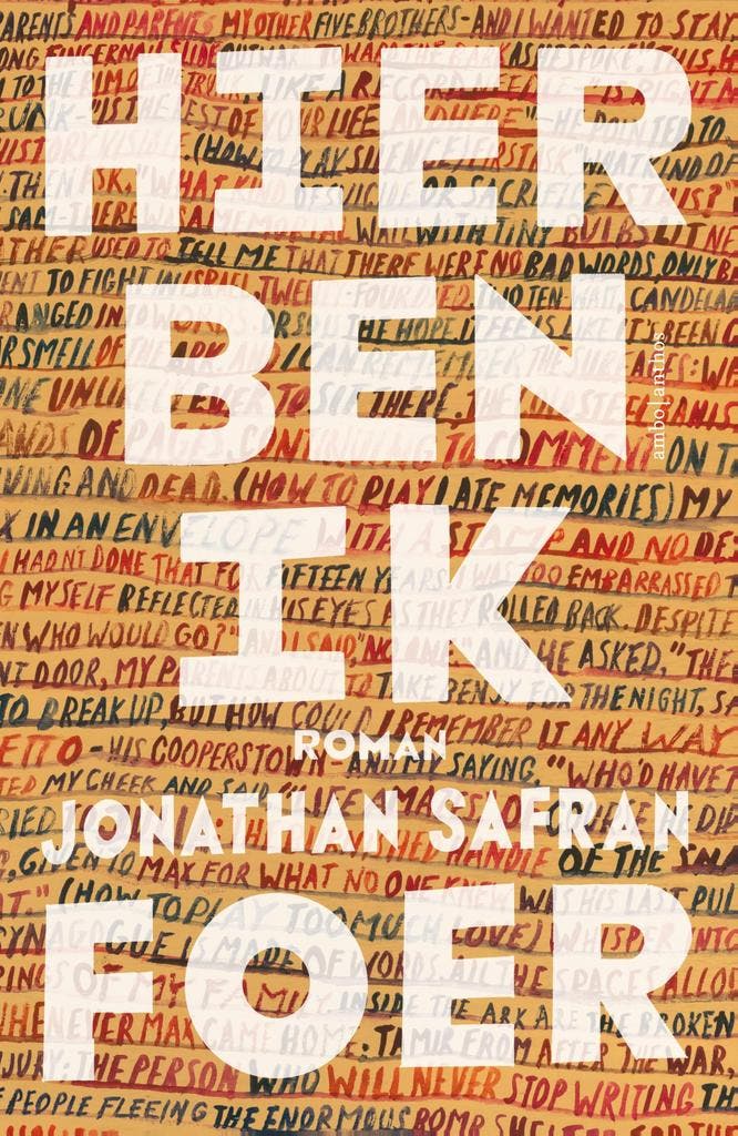 Hier ben ik 9789026340970 Jonathan Safran Foer, Livres, Romans, Envoi
