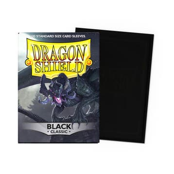 Dragon Shield Classic Sleeves Standard Size Black (100x), Hobby en Vrije tijd, Ophalen of Verzenden, Nieuw
