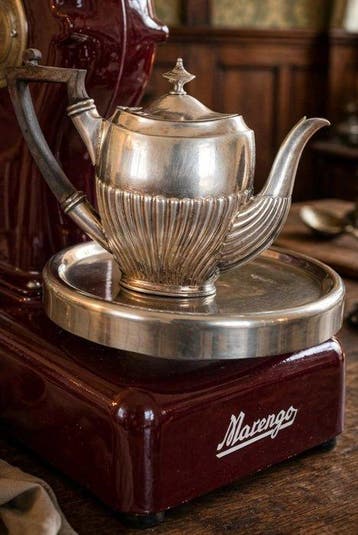 James Dixon & Sons - Theepot - Hout, Verzilverd