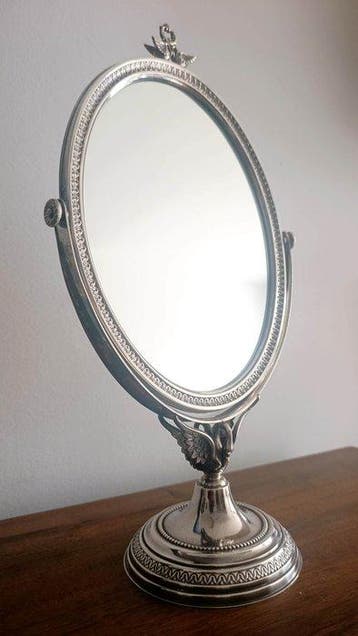 Pedro Durán - Miroir de table - Argent 916