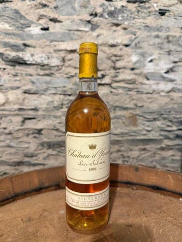 1991 Chateau dYquem - Sauternes 1er Cru Supérieur - 1, Verzamelen, Wijnen, Nieuw