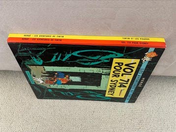 Tintin T22 + T23 - Vol 714 pour Sydney (B37,2eme tirage) +