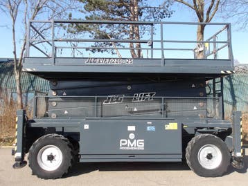 Veiling: Schaarhoogwerker JLG 210-25 23m Diesel 2012, Ophalen