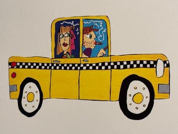 James Rizzi (1950-2011) - Taxi