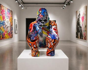 Daluxe Art - 1999 • Graffiti Gorilla, Antiek en Kunst, Kunst | Designobjecten