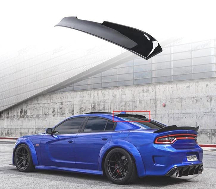 SPOILER DE TOIT DODGE CHARGER 15- NOIR BRILLANT, Auto-onderdelen, Carrosserie, Verzenden