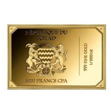 10 x 1/1000 troy oz - Goud .999 - 2024 10 x 1/1000 oz .999
