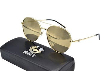 Belstaff - Made in Japan - MAGNUM GOLD TITANIUM - Round, Nieuw