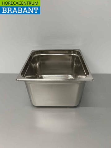 HCB, bac Gastronorm en acier inoxydable, bac GN 2/3,, Verzenden