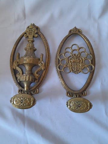 Porte-manteau (2) - Bronze doré