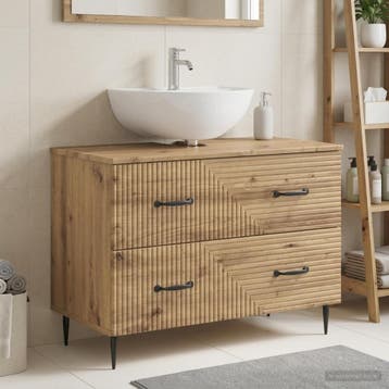 vidaXL Wastafel kabinet voor de badkamer HAARLEM Artisanaal, Verzenden, Nieuw