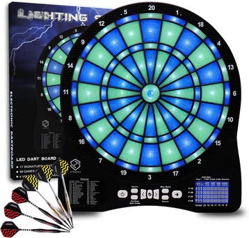 Elektronisch Dartbord LED | 46% Korting | Retour Deal, Verzenden, Zo goed als nieuw, Dartbord, Soft tip