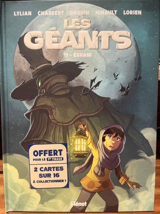 Les Géants T10 + T11 + 2x dédicace - 2x C - 2 Album - Eerste, Boeken, Stripverhalen