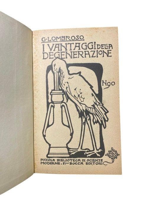 G. Lombroso / H. Spencer - [Lot of 2 books] I Vantaggi della, Antiek en Kunst, Antiek | Boeken en Manuscripten